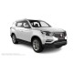 Пороги алюминиевые чёрные для SsangYong Rexton 2002-2008