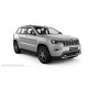 Пороги алюминиевые в полоску для Jeep Grand Cherokee 2017-2021
