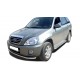 Пороги с площадкой алюминиевый лист для Chery Tiggo T11 2005-2014