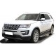 Пороги с площадкой алюминиевый лист для Ford Explorer 2015-2017