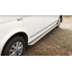 Пороги с площадкой алюминиевый лист для Volkswagen Transporter T6.1 2015-2024