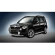 Пороги с площадкой чёрный алюминиевый лист для Skoda Yeti 2009-2014 для Skoda Yeti 2009-2013