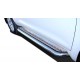 Пороги с площадкой алюминиевый лист для Toyota Land Cruiser Prado 150 2017-2020