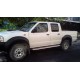 Пороги с площадкой алюминиевый лист для Nissan NP300 2008-2014