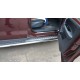 Пороги с площадкой алюминиевый лист для Zotye T600 2013-2021