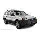 Пороги с площадкой нержавеющий лист с проступью для Ford Maverick 2004-2007