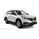 Пороги алюминиевые чёрные для Honda CR-V 2012-2017