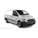 Пороги с площадкой нержавеющий лист с проступью для Mercedes Vito W639 2003-2014