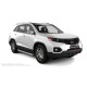 Пороги алюминиевые с нержавеющей площадкой для Kia Sorento 2009-2012