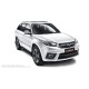 Пороги алюминиевые чёрные для Chery Tiggo 3 2014-2020