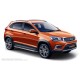 Пороги с площадкой нержавеющий лист с проступью для Chery Tiggo 2 2017-2020