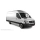 Пороги с площадкой нержавеющий лист с проступью для Mercedes Sprinter W906 2013-2018