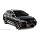 Пороги алюминиевые с нержавеющей площадкой кроме S-line для Audi Q5 2008-2016