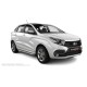 Пороги алюминиевые с нержавеющей площадкой для Lada XRay 2016-2022