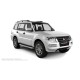 Пороги алюминиевые с нержавеющей площадкой для Mitsubishi Pajero 2006-2024