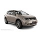 Пороги алюминиевые с нержавеющей площадкой для Nissan Murano Z51 2010-2016