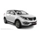 Пороги алюминиевые ОЕМ BMW-стиль для Kia Sportage 2010-2015
