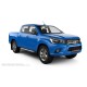 Пороги алюминиевые ОЕМ BMW-стиль для Toyota Hilux 2015-2020