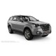Пороги алюминиевые в полоску для Derways Hower H3 2017-2018