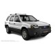 Пороги алюминиевые в полоску для Ford Escape 2000-2007