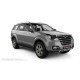 Пороги алюминиевые в полоску для Great Wall Hover H3 New 2014-2015