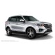Пороги алюминиевые в полоску для Lifan X70 2018-2020