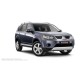 Пороги алюминиевые в полоску для Mitsubishi Outlander XL 2010-2012