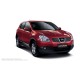 Пороги алюминиевые в полоску для Nissan Qashqai 2007-2010