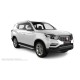 Пороги алюминиевые с нержавеющей площадкой для SsangYong Rexton 2002-2008