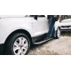 Пороги с площадкой нержавеющий лист с проступью для Ford Ecosport 2014-2018