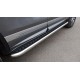 Пороги с площадкой алюминиевый лист для Volkswagen Touareg R-Line 2014-2017