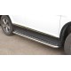 Пороги с площадкой алюминиевый лист для Haval H6 2014-2020