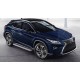 Пороги с площадкой алюминиевый лист для Lexus RX-200t/350/450h 2015-2024