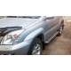 Пороги с площадкой алюминиевый лист для Toyota Land Cruiser Prado 120 2002-2009