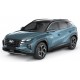 Пороги алюминиевые чёрные для Hyundai Tucson 2021-2024