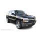 Пороги алюминиевые чёрные для Chevrolet Tahoe 1999-2006