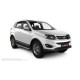 Пороги алюминиевые с нержавеющей площадкой для Chery Tiggo 5 2016-2020