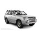 Пороги с площадкой нержавеющий лист с проступью для Toyota Land Cruiser 100 1998-2007