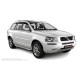 Пороги алюминиевые с нержавеющей площадкой для Volvo XC90 2002-2006