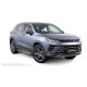Пороги с площадкой нержавеющий лист с проступью для Exeed LX 2022-2024