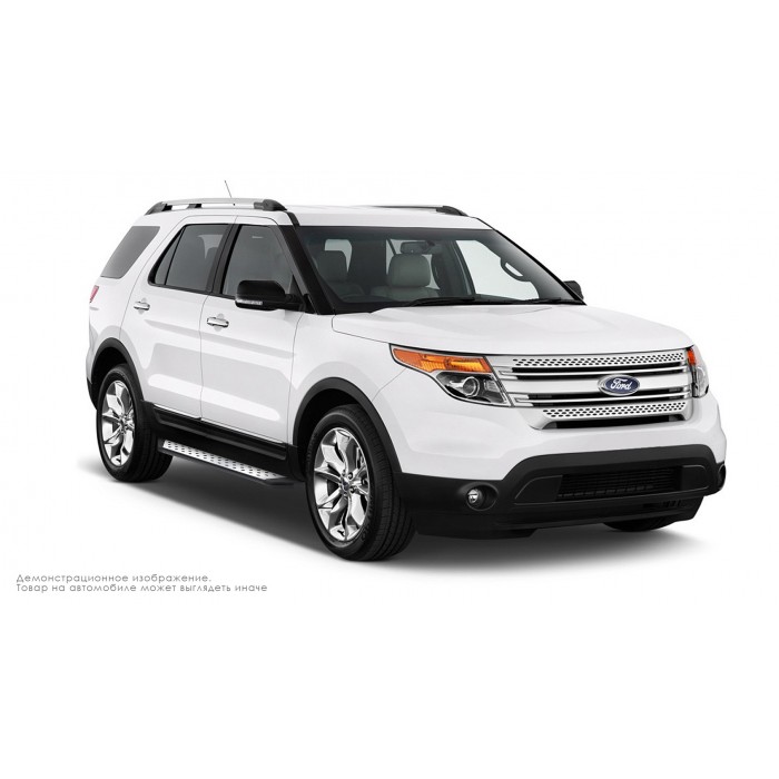 Пороги алюминиевые ОЕМ BMW-стиль для Ford Escape 2007-2012