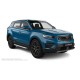 Пороги алюминиевые ОЕМ BMW-стиль для Geely Atlas Pro 2021-2024