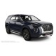 Пороги алюминиевые ОЕМ BMW-стиль для Hyundai Palisade 2020-2024