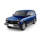 Пороги с площадкой алюминиевый лист для ВАЗ 4x4 Urban 5 дверей 2015-2021