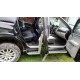 Пороги с площадкой алюминиевый лист для Mitsubishi Pajero Sport 2008-2016
