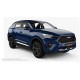 Пороги алюминиевые чёрные для Haval F7/F7x 2019-2022