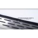 Пороги алюминиевые с нержавеющей площадкой для Lexus RX-350/400h 2003-2008