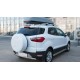 Пороги с площадкой алюминиевый лист для Ford Ecosport 2014-2018