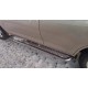 Пороги с площадкой чёрный алюминиевый лист для Toyota RAV4 2006-2009