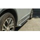 Пороги с площадкой алюминиевый лист для Mitsubishi Outlander 2018-2024